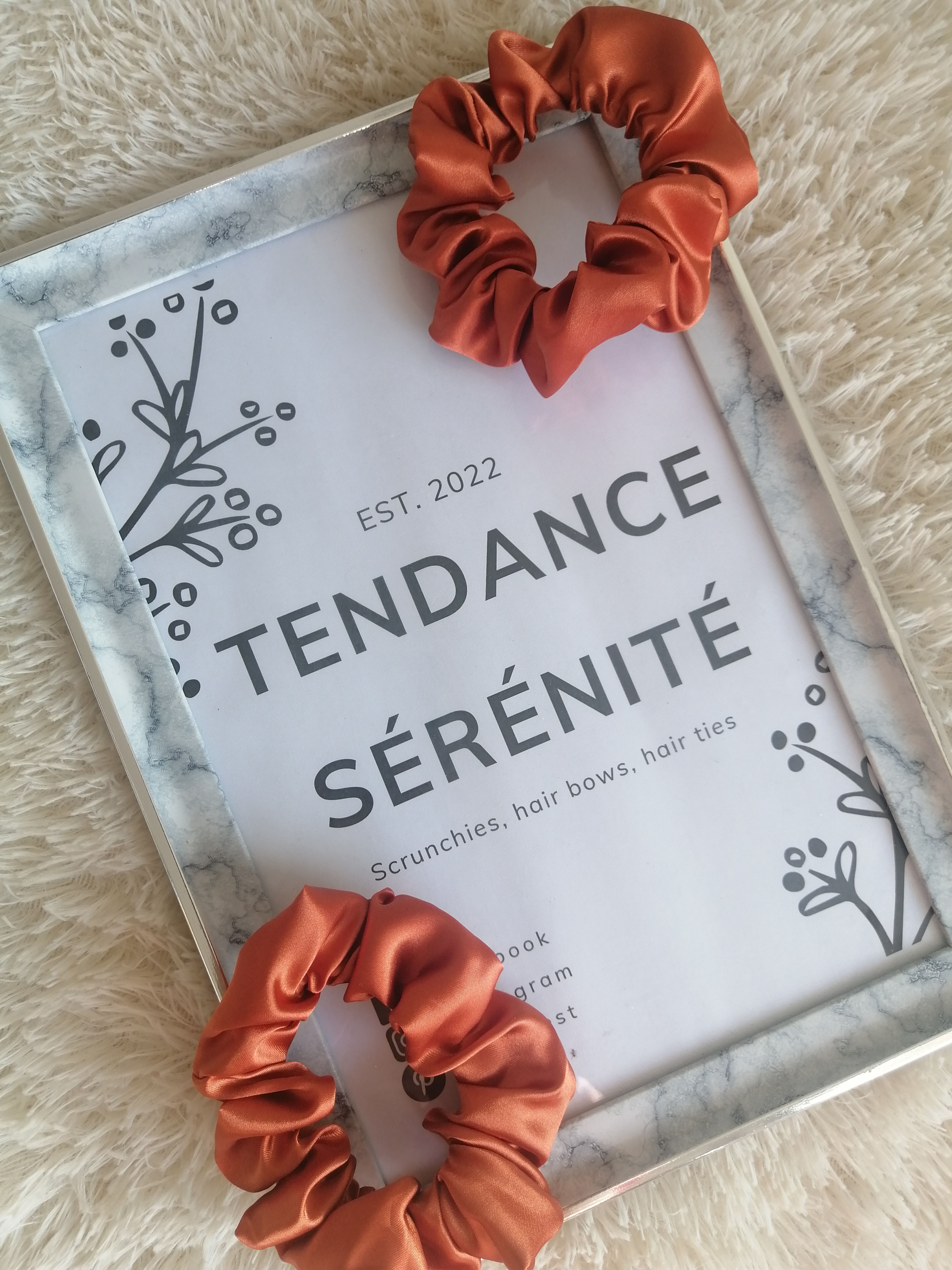 Terra Cotta Scrunchie