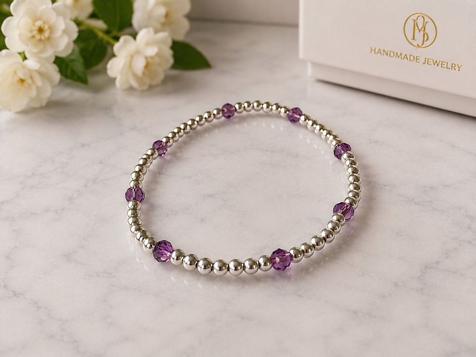 Thumbnail: Hand Crafted Sliver Bracelet 