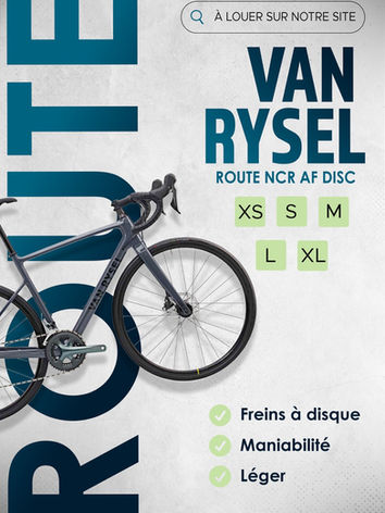 Vélo de route disponible à la location à Lille