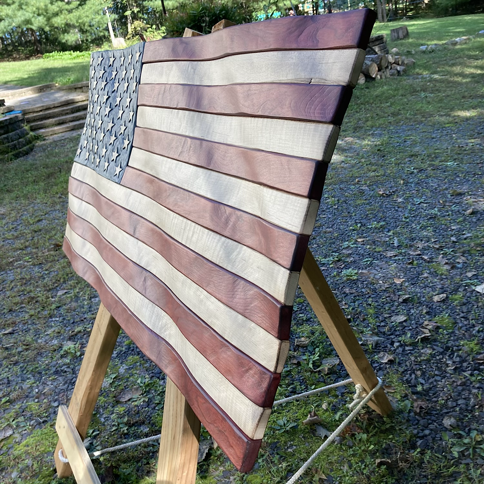 Thumbnail: Hand-Carved American Flag