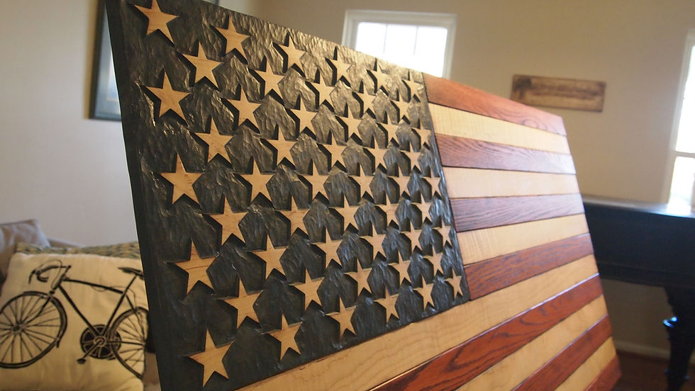 Thumbnail: Hand-Carved American Flag