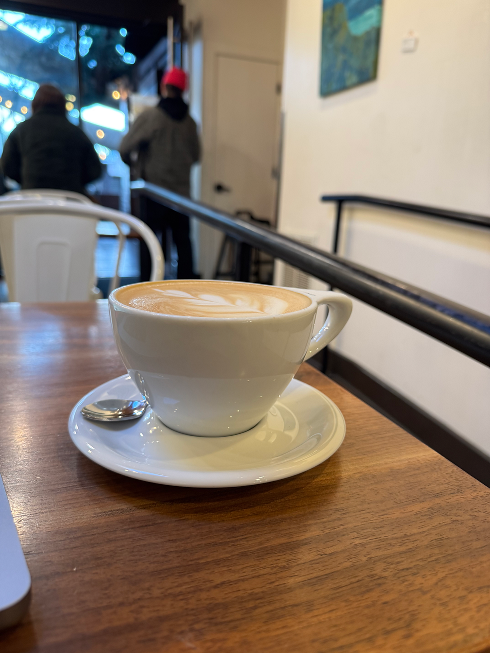 Burien press latte and vibe