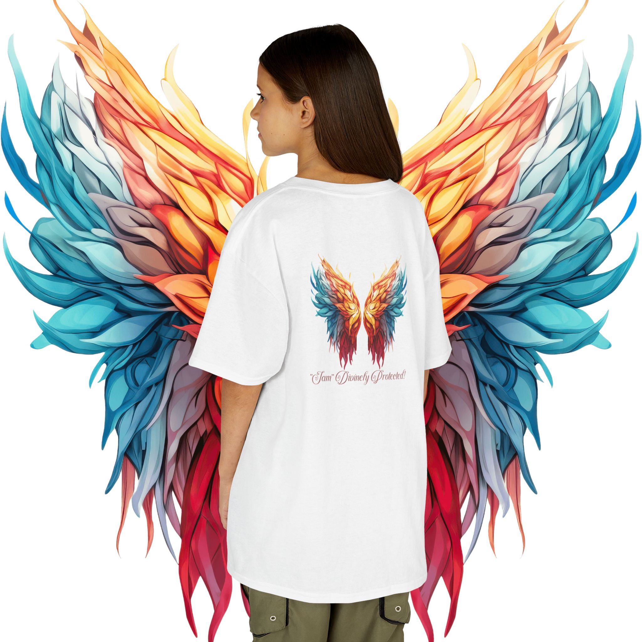 I am Divinely Protected! Kids Heavy Cotton™ Tee