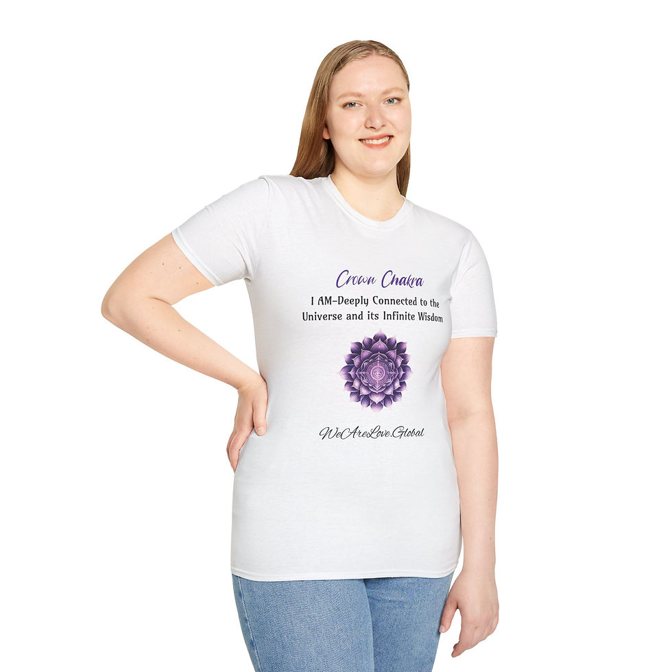 Thumbnail: Crown Chakra Unisex T-Shirt 