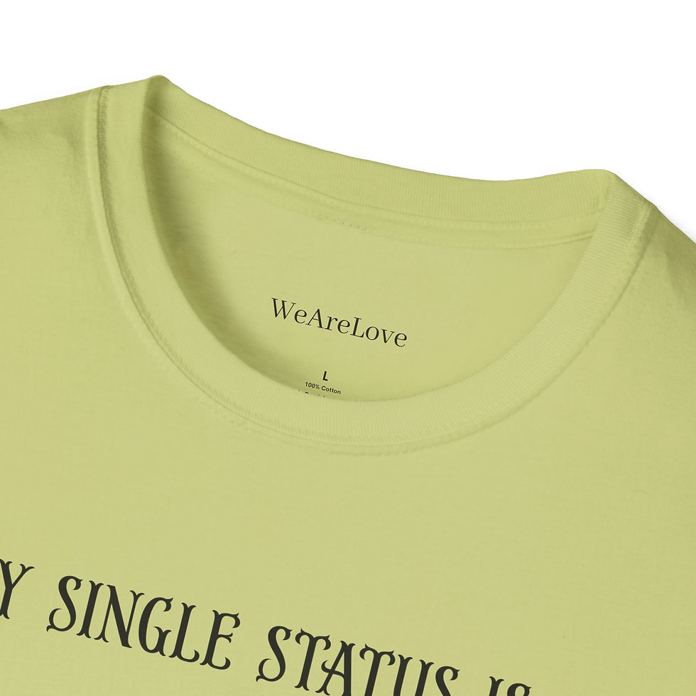 Thumbnail: T-Shirt for Singles: My Single Status is a Blessing Design