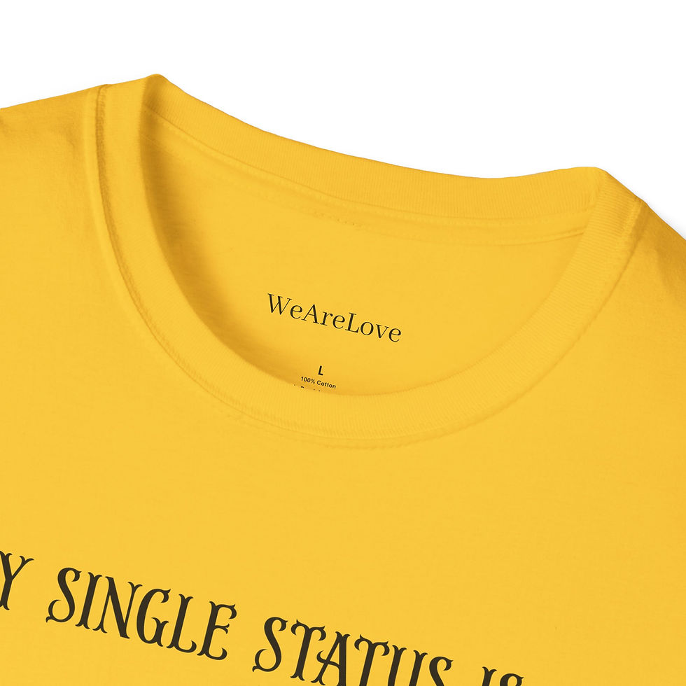 Thumbnail: T-Shirt for Singles: My Single Status is a Blessing Design