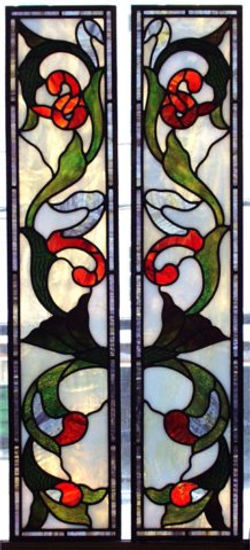 redgreennouveausidelights