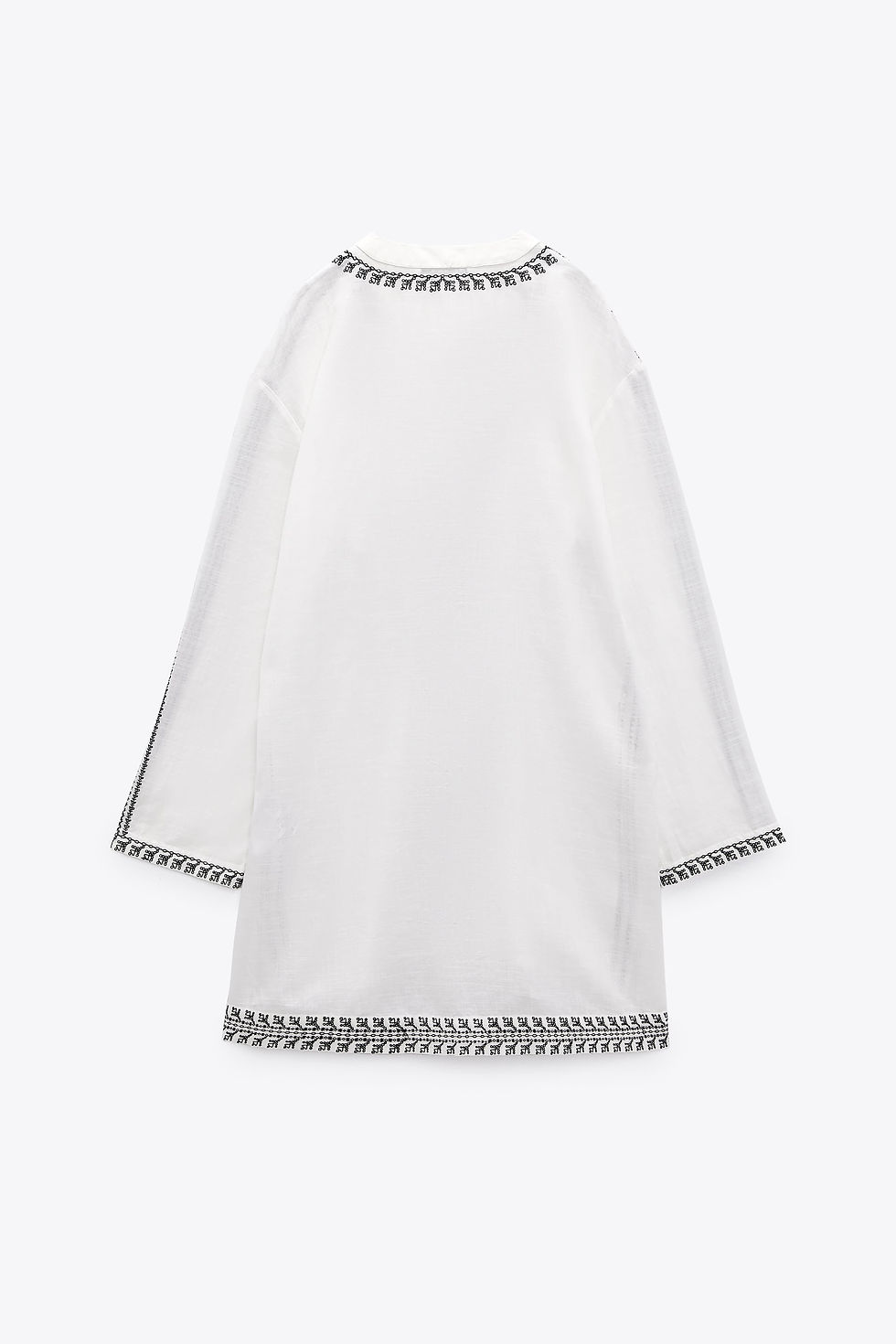 Thumbnail: Women Embroidered Tunic Dress (ZRA)