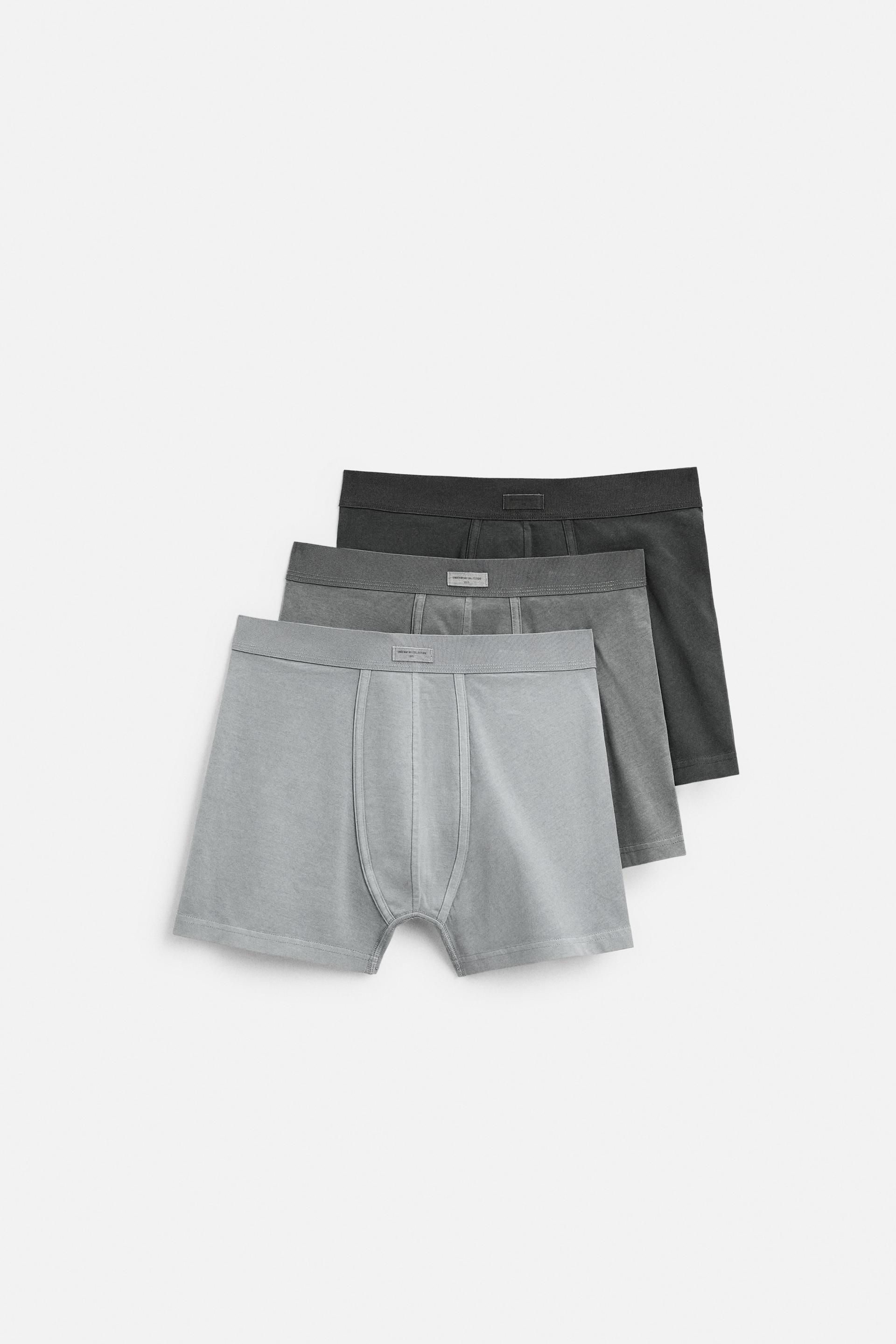 Men Grey Boxer (ZRA)