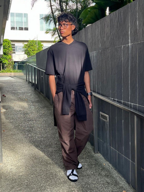 Thumbnail: Dark Brown Parachute Pants (UNQL)