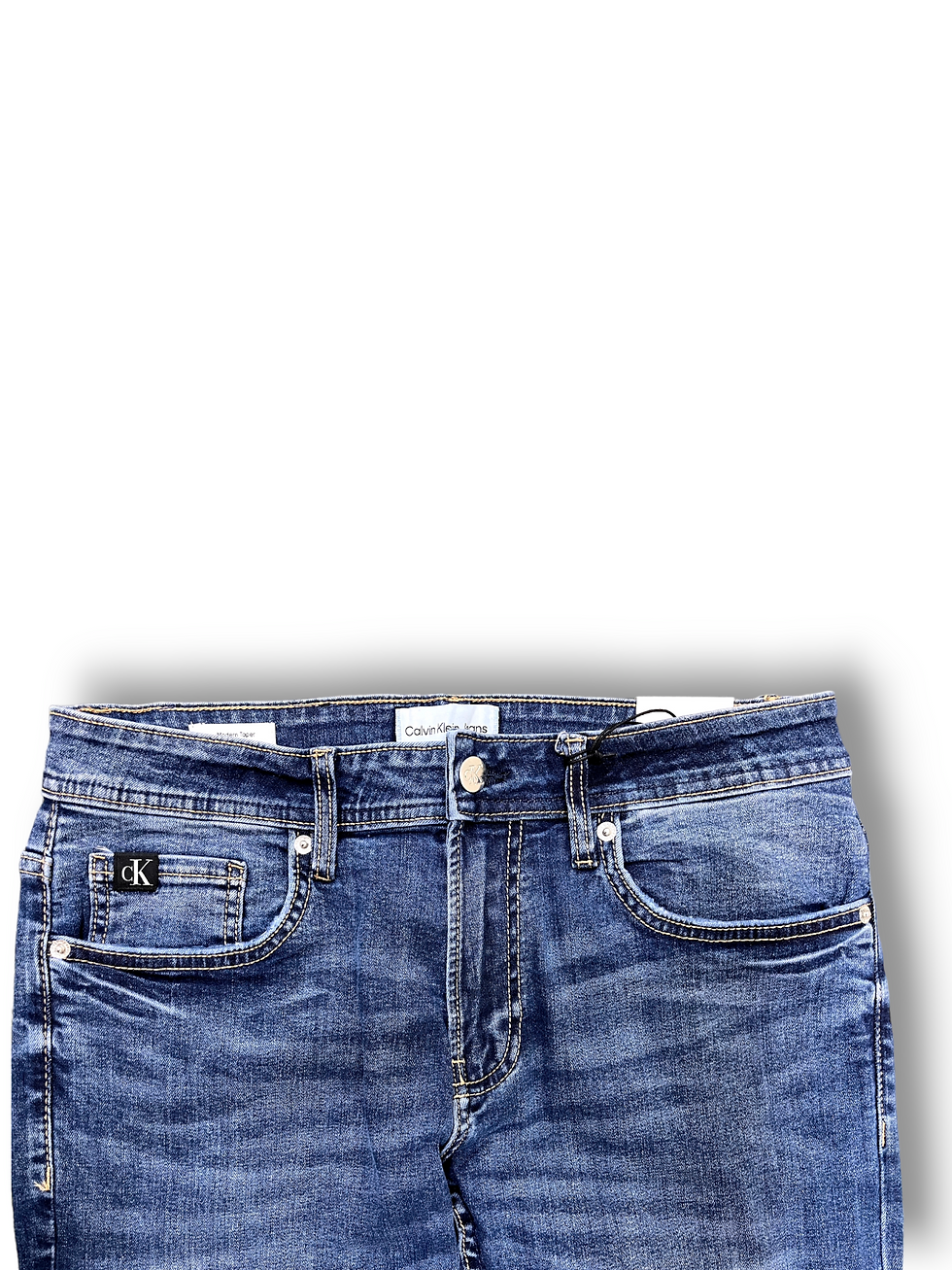 Thumbnail: Men High Stretch Washed Modern Tapered Jeans BJ2 (Klein)