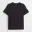 Thumbnail: Men Black Slim Fit V-neck T-shirt (MH)
