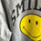 Thumbnail: Men Grey Smiley Printed Organic Cotton Hoodie (C&A)