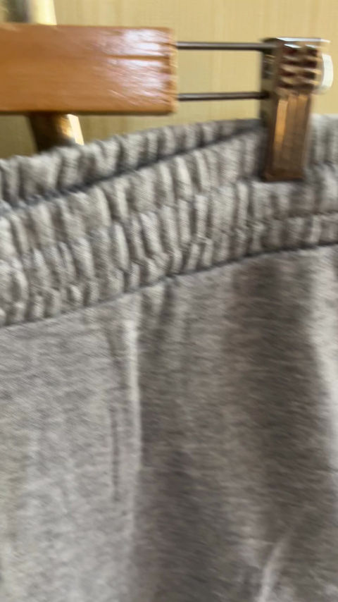 Thumbnail: Men Light Grey Cotton-blend sweatpants (MH)
