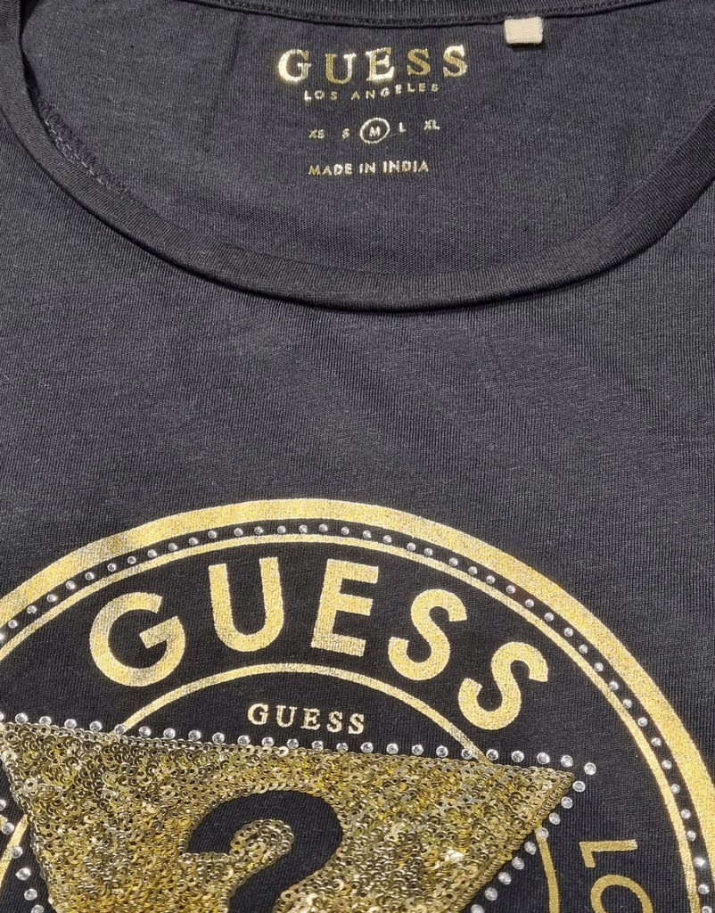 Thumbnail: Women's Cheska Embellished Logo Tee (Guess)