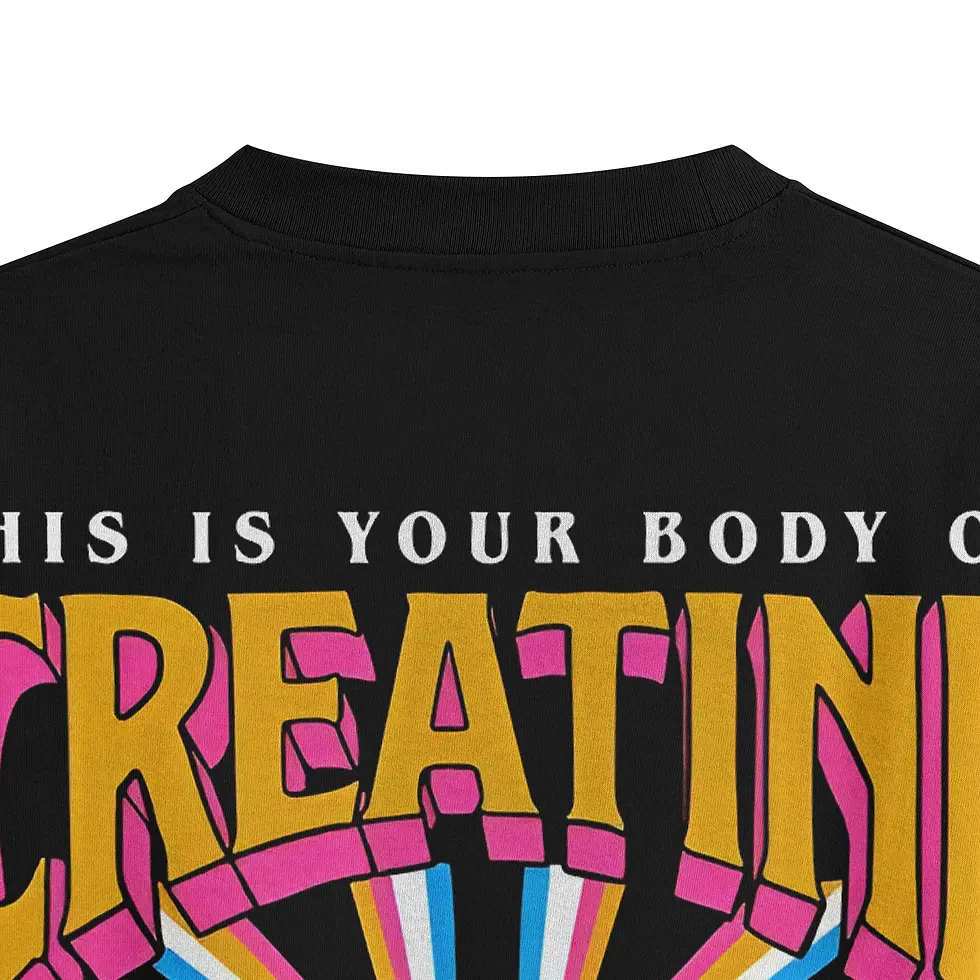 Thumbnail: DRPPLY Oversized Creatine Graphic T-shirt