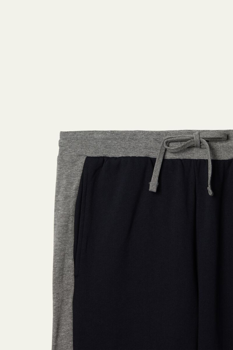 Thumbnail: Men Two-Tone Long Sweatpants