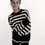 Thumbnail: Women Black Striped Knit Sweater (ZRA)