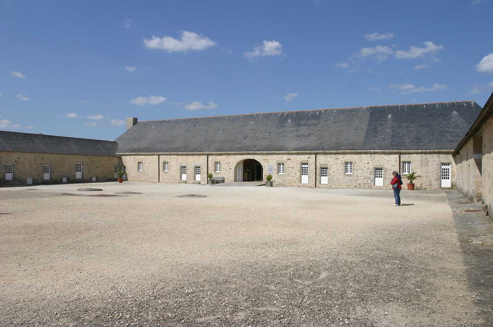 La cour du musée de la Compagnie des Indes