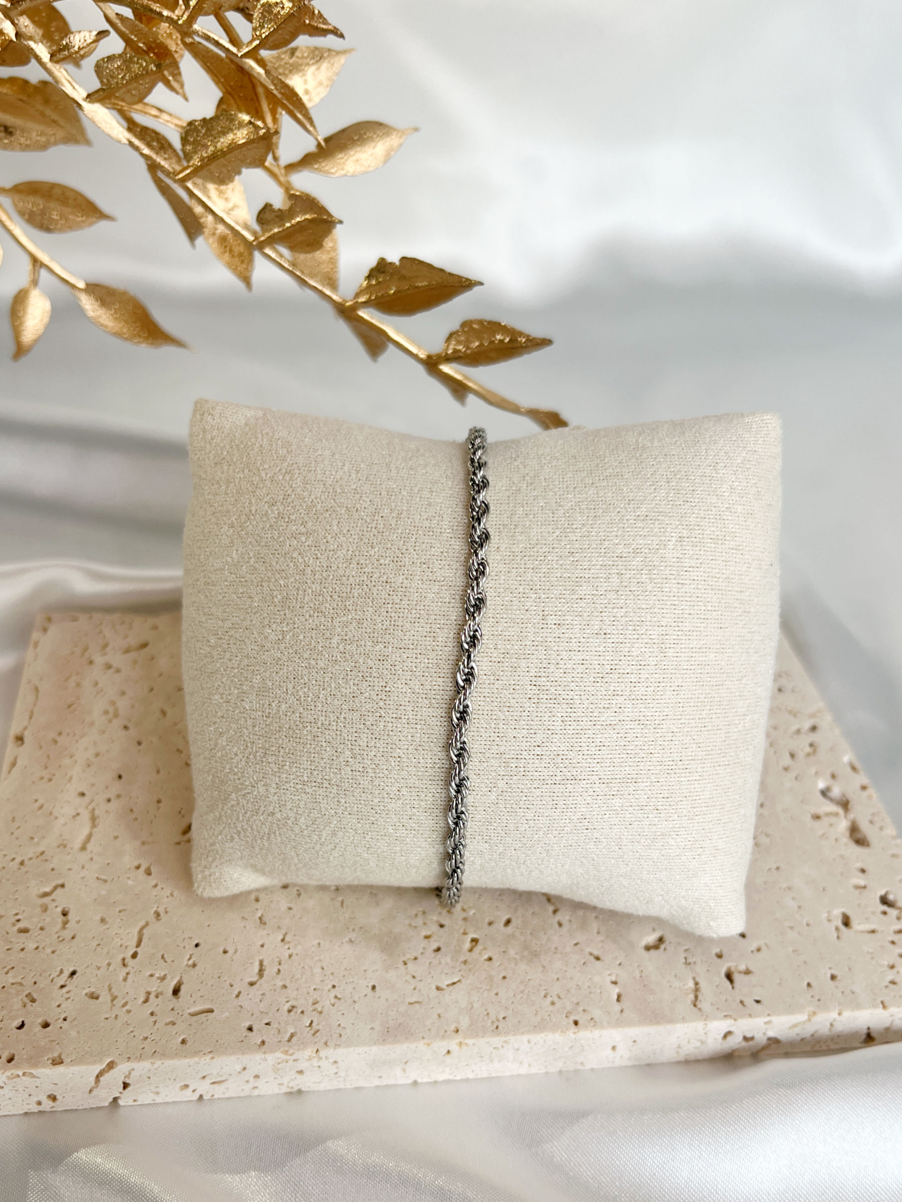 Armkettchen "Élan Tressé Silver"