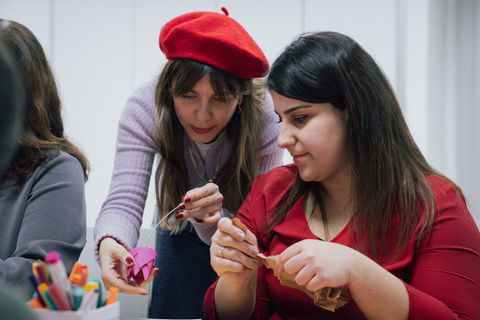 ileri dönüşüm çiçek atölyesi