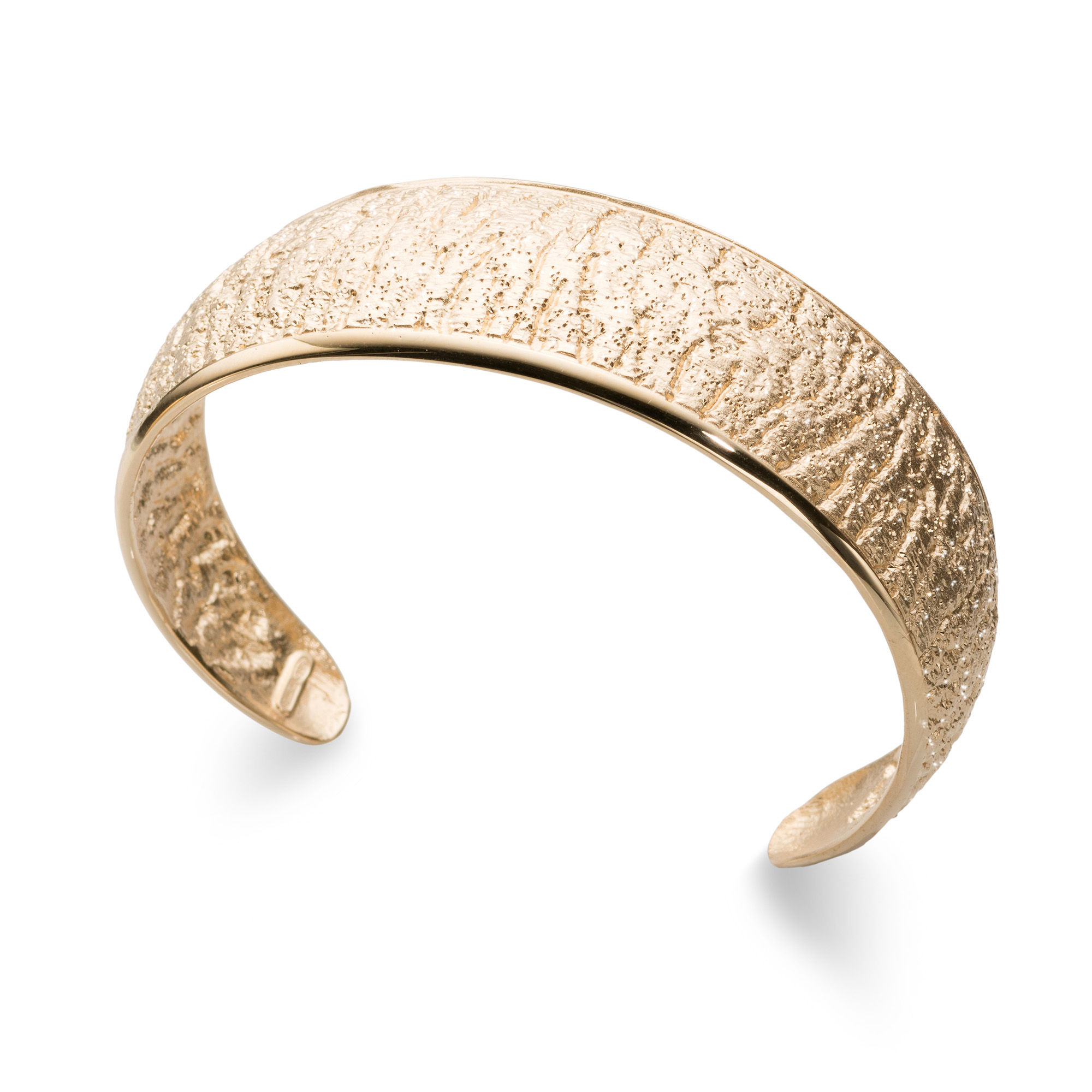 STARDUST BARK YELLOW SILVER 925 BANGLE