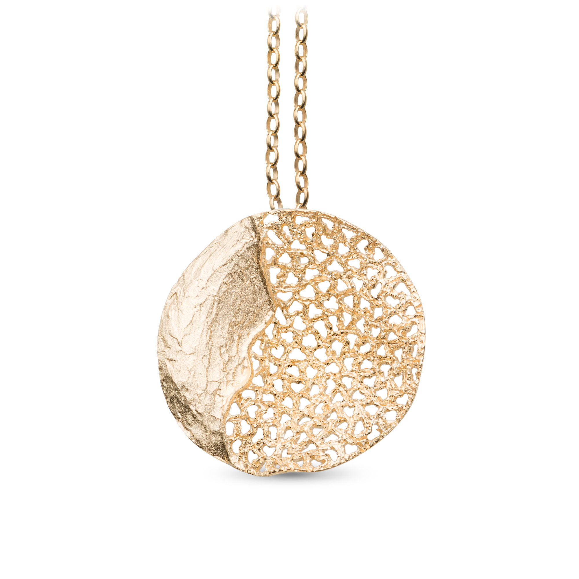 STARDUST FILIGREE YELLOW SILVER 925 PENDANT