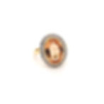 Thumbnail: Pre-owned 18ct Yellow Gold Topaz & Diamond Ring 