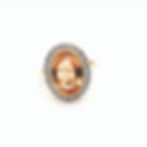 Thumbnail: Pre-owned 18ct Yellow Gold Topaz & Diamond Ring 