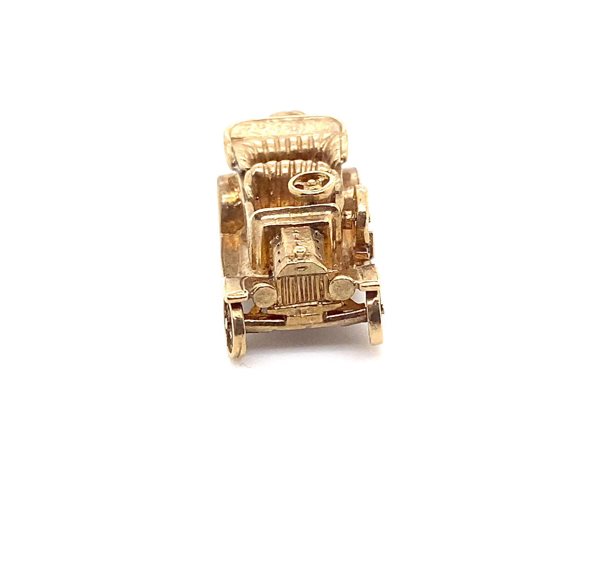 Pre-owned 9ct Yellow Gold Vintage Car Charm