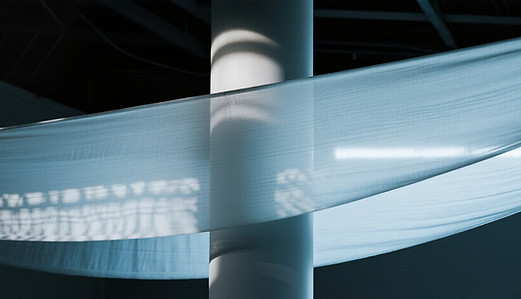 factory manufactures a fabric in process.