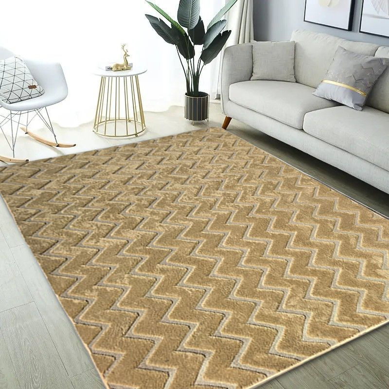 Alfombra Decorativa Jacquard de Diseño Moderno para Living