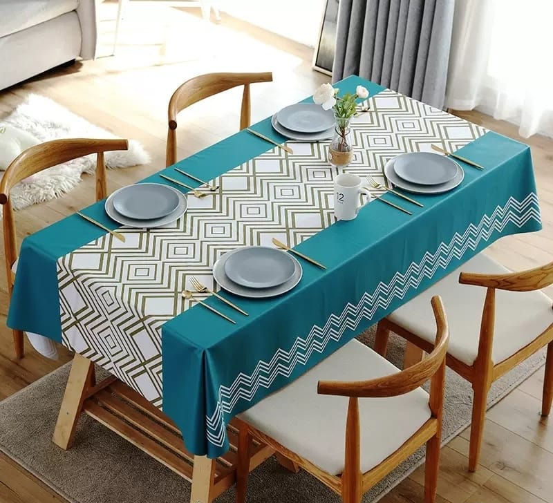 Mantel De Mesa Rectangular-Recuadros