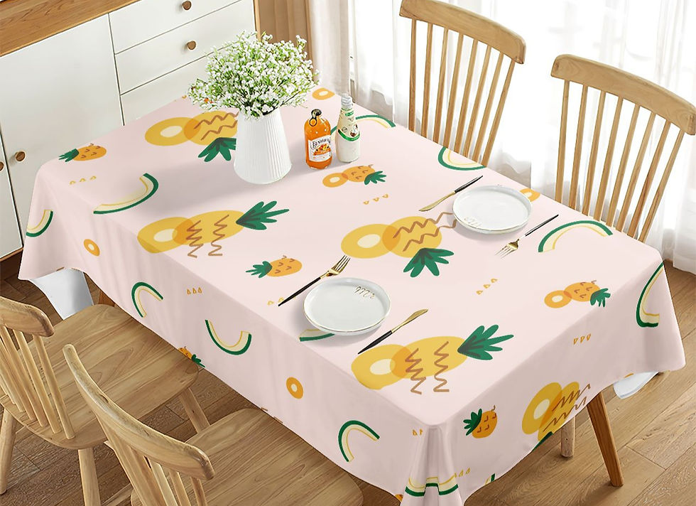 Mantel De Mesa Rectangular-Piñas