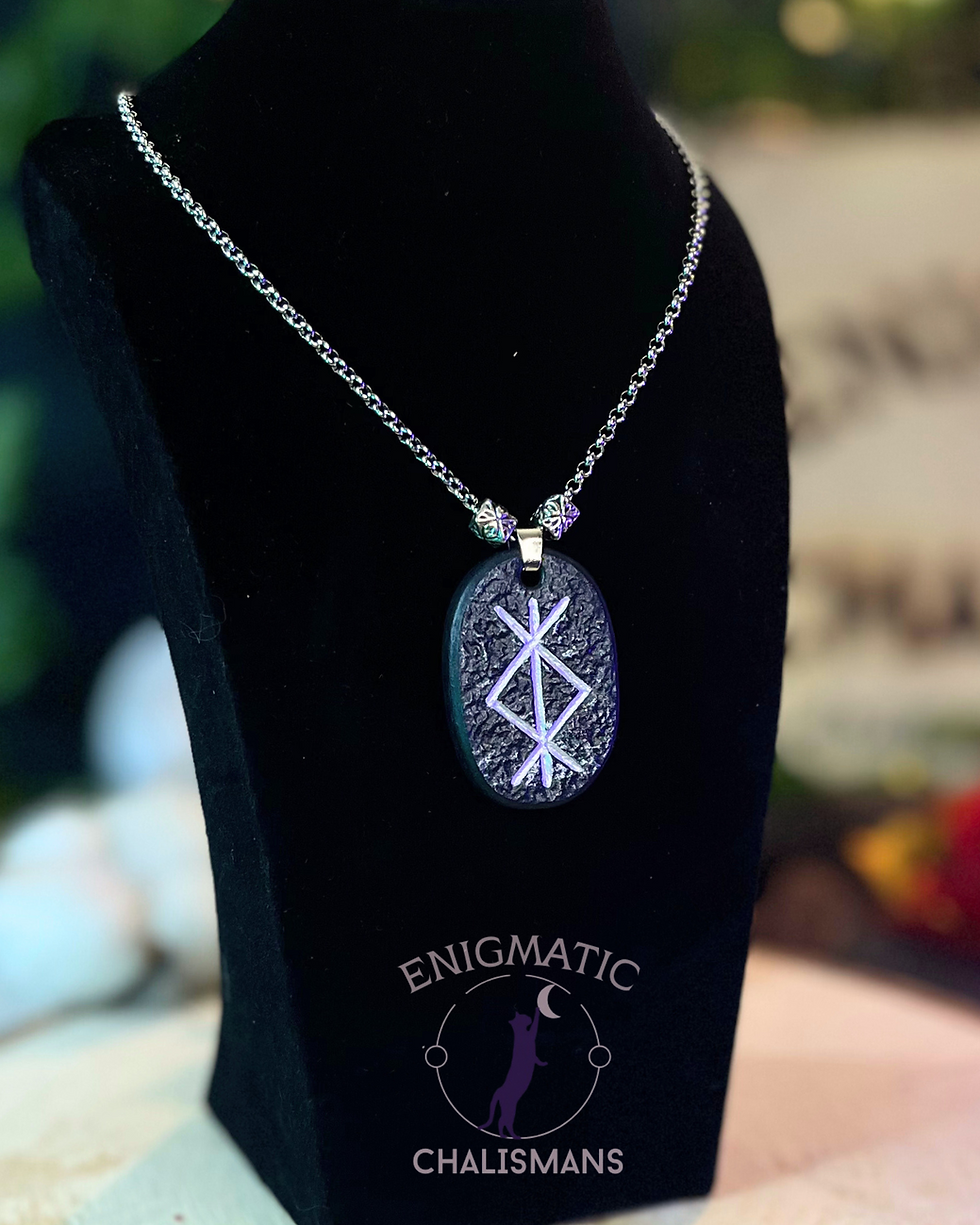 Miniature : Collier Sarinqua rune Protection