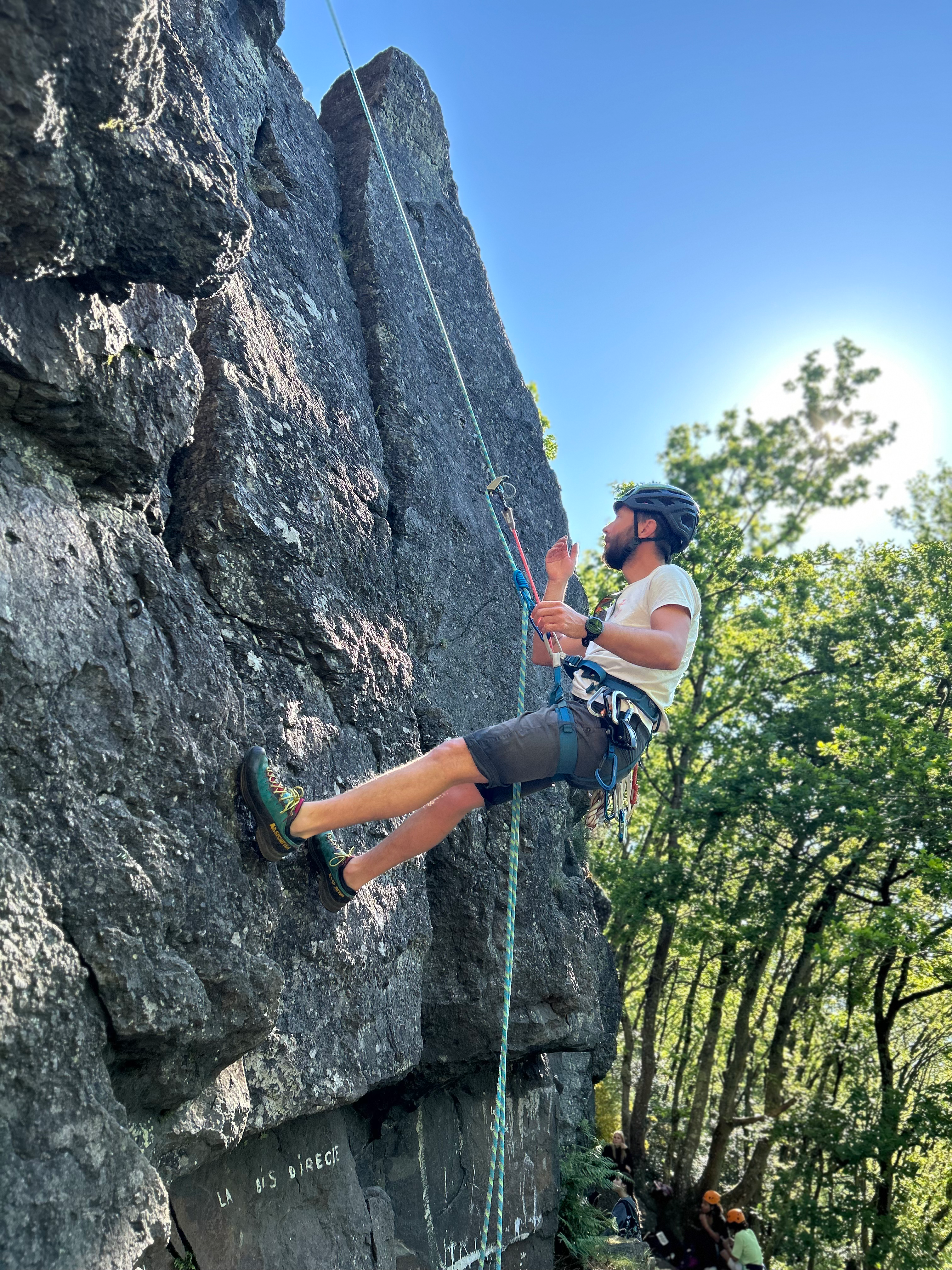 escalade en séance partagée