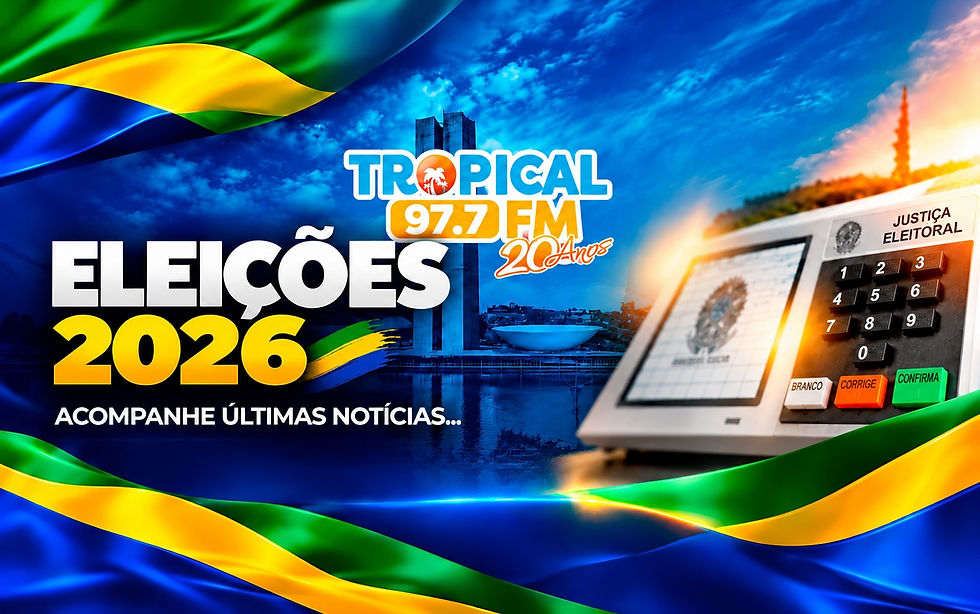 São Carlos: Eleições 2026 na Comarca é na Tropical FM