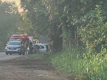 Motociclista fica ferido em acidente na SC 283, em Águas de Chapecó