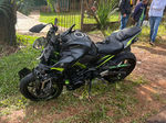 Oeste: Motociclista fica ferido após colisão na SC 283
