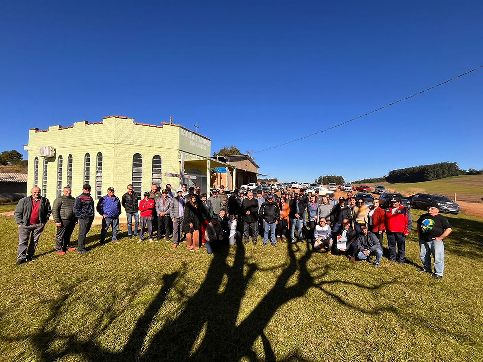 Caxambu do Sul lança ordem para asfaltamento de contorno viário