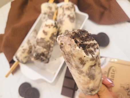 Picolé de Oreo com Leite Ninho