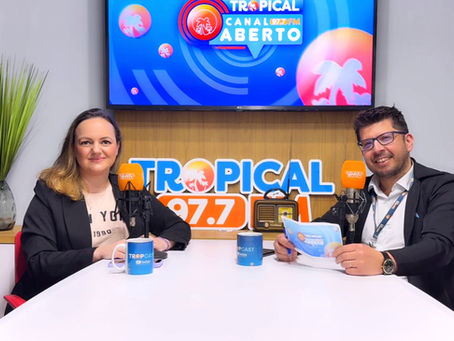 TropiCAST teve participação da jornalista, Juliana Giongo