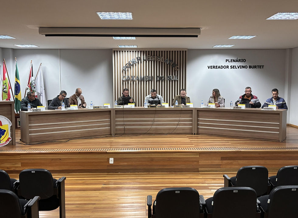 Clima de cooperação marca sessão legislativa de Caxambu do Sul  