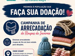 Planalto Alegre alerta para campanha de arrecadação de agasalho
