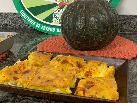 Torta salgada de abóbora