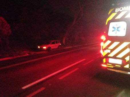 São Carlos: Homem ferido após saída de pista na SC 283, em Pratas