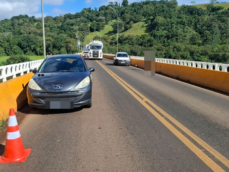 Colisão traseira é registrada entre São Carlos e Águas de Chapecó