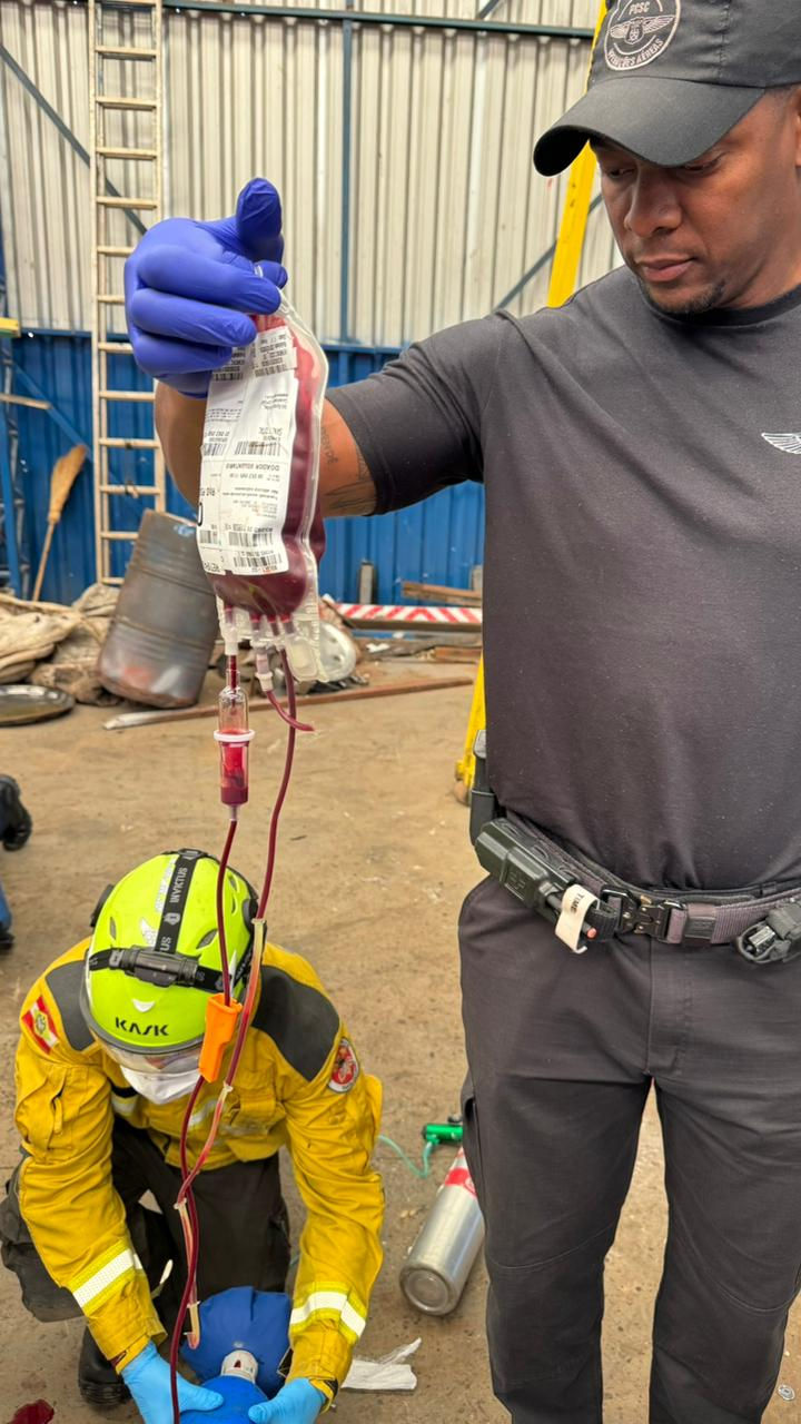 Trabalhador fica gravemente ferido durante explosão em empresa de Chapecó