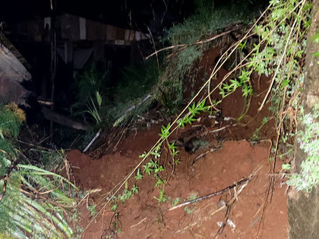 Municípios do Oeste registram danos após fortes chuvas