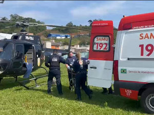 Palmitos: Idosa com quadro de AVC é transferida para o HRO